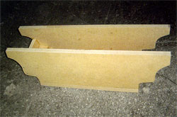 Выкроенные «картонным» методом стенки сабвуфера