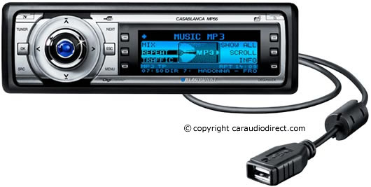 CD/MP3-ресивер с USB-слотом Blaupunkt Casablanca MP56